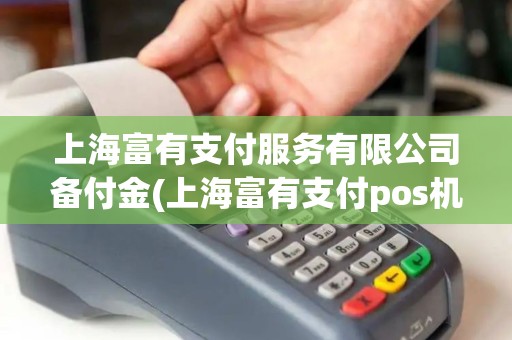 上海富有支付服务有限公司备付金(上海富有支付pos机)