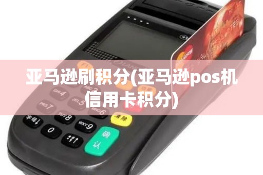 亚马逊刷积分(亚马逊pos机信用卡积分)