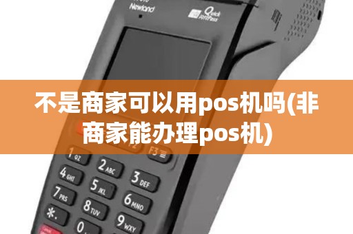 不是商家可以用pos机吗(非商家能办理pos机)