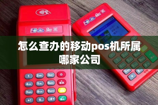 怎么查办的移动pos机所属哪家公司