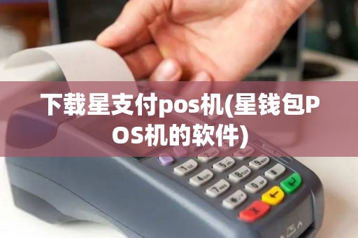 下载星支付pos机(星钱包POS机的软件)