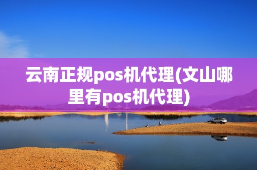 云南正规pos机代理(文山哪里有pos机代理)