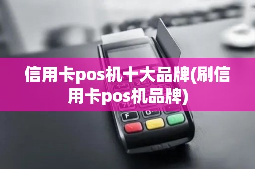 信用卡pos机十大品牌(刷信用卡pos机品牌)
