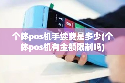 个体pos机手续费是多少(个体pos机有金额限制吗) 个体pos机手续费是多少(个体pos机有金额限制吗)