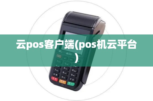 云pos客户端(pos机云平台)