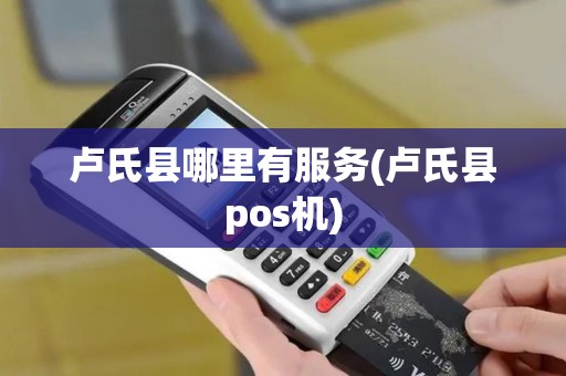 卢氏县哪里有服务(卢氏县pos机) 卢氏县哪里有服务(卢氏县pos机)