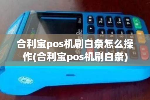 合利宝pos机刷白条怎么操作(合利宝pos机刷白条) 合利宝pos机刷白条怎么操作(合利宝pos机刷白条)