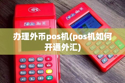 办理外币pos机(pos机如何开通外汇)