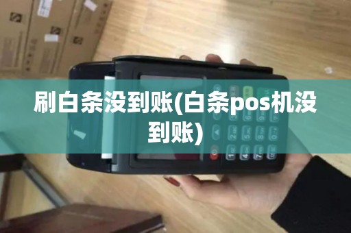 刷白条没到账(白条pos机没到账) 刷白条没到账(白条pos机没到账)