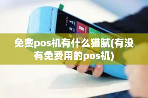 免费pos机有什么猫腻(有没有免费用的pos机)