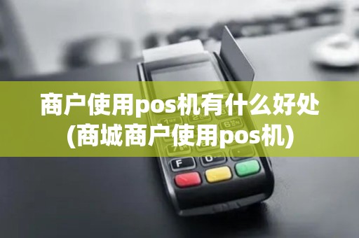 商户使用pos机有什么好处(商城商户使用pos机) 商户使用pos机有什么好处(商城商户使用pos机)